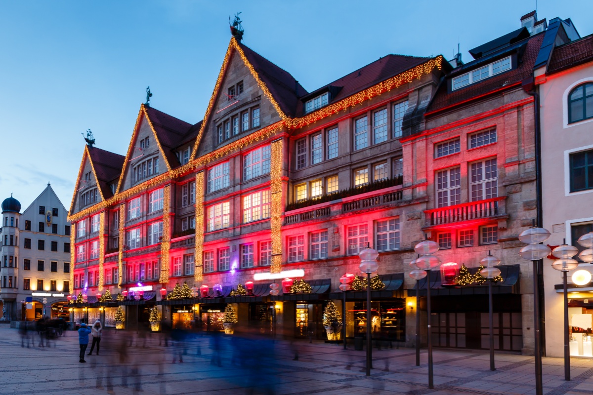 Neuhauser Street and Karlsplatz Gate in Munich
