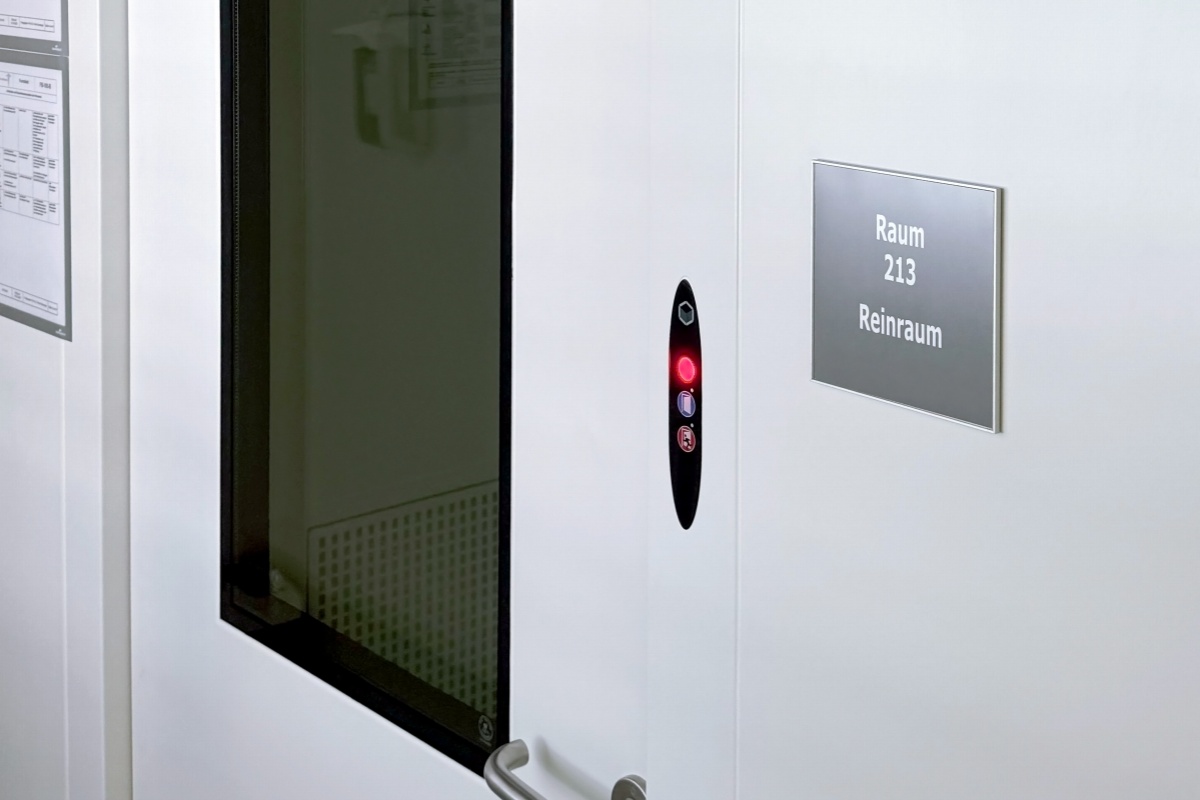 Labort&uuml;r verschlosse